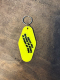 Driving So Close Motel Keychain