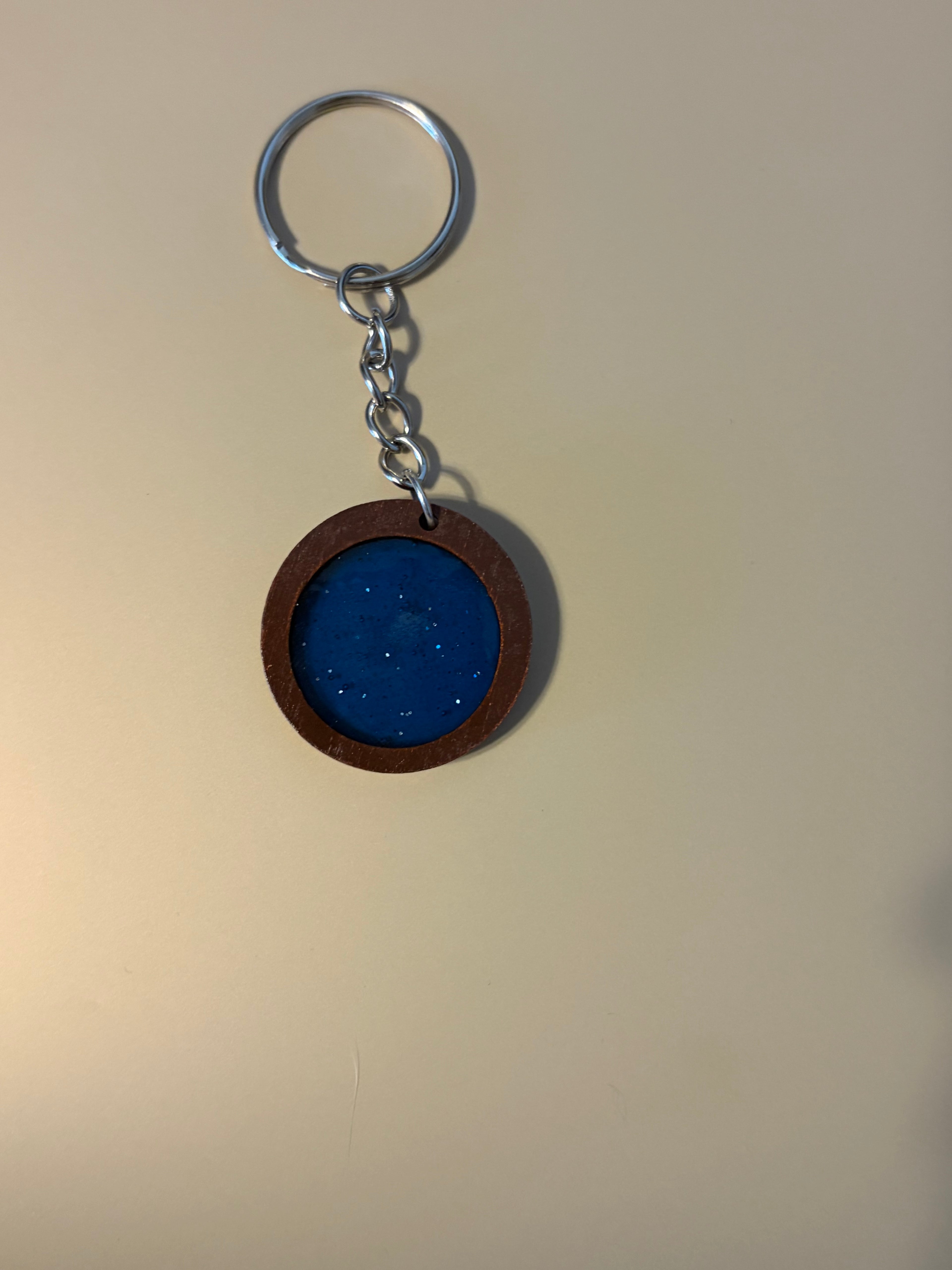 Resin&Wood Keychain