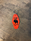 Get Off My Tail Motel Keychain