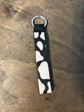 Cow Print Wristlet
