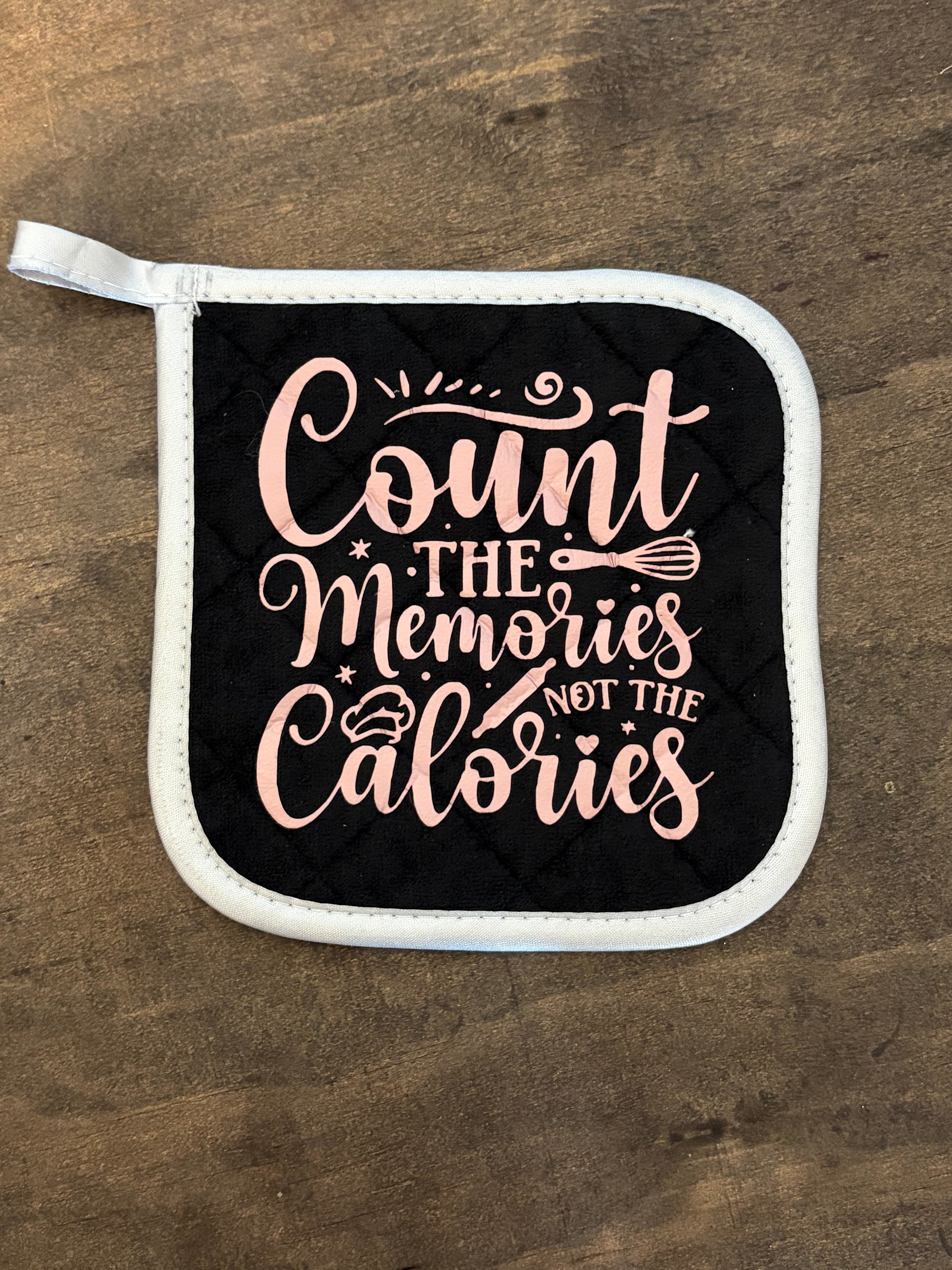 Count the Memories Pot Holder