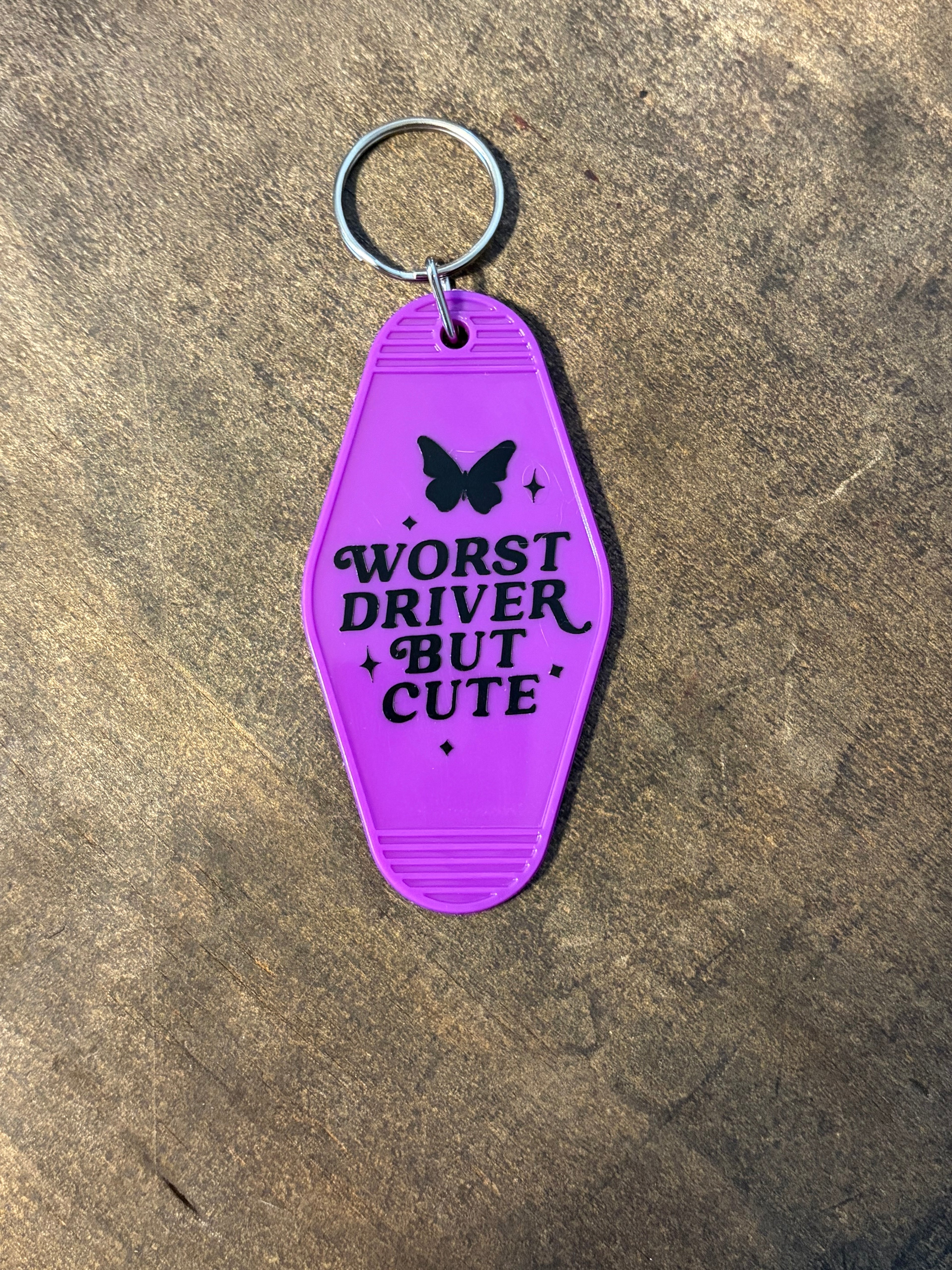 Worst Driver Motel Keychain