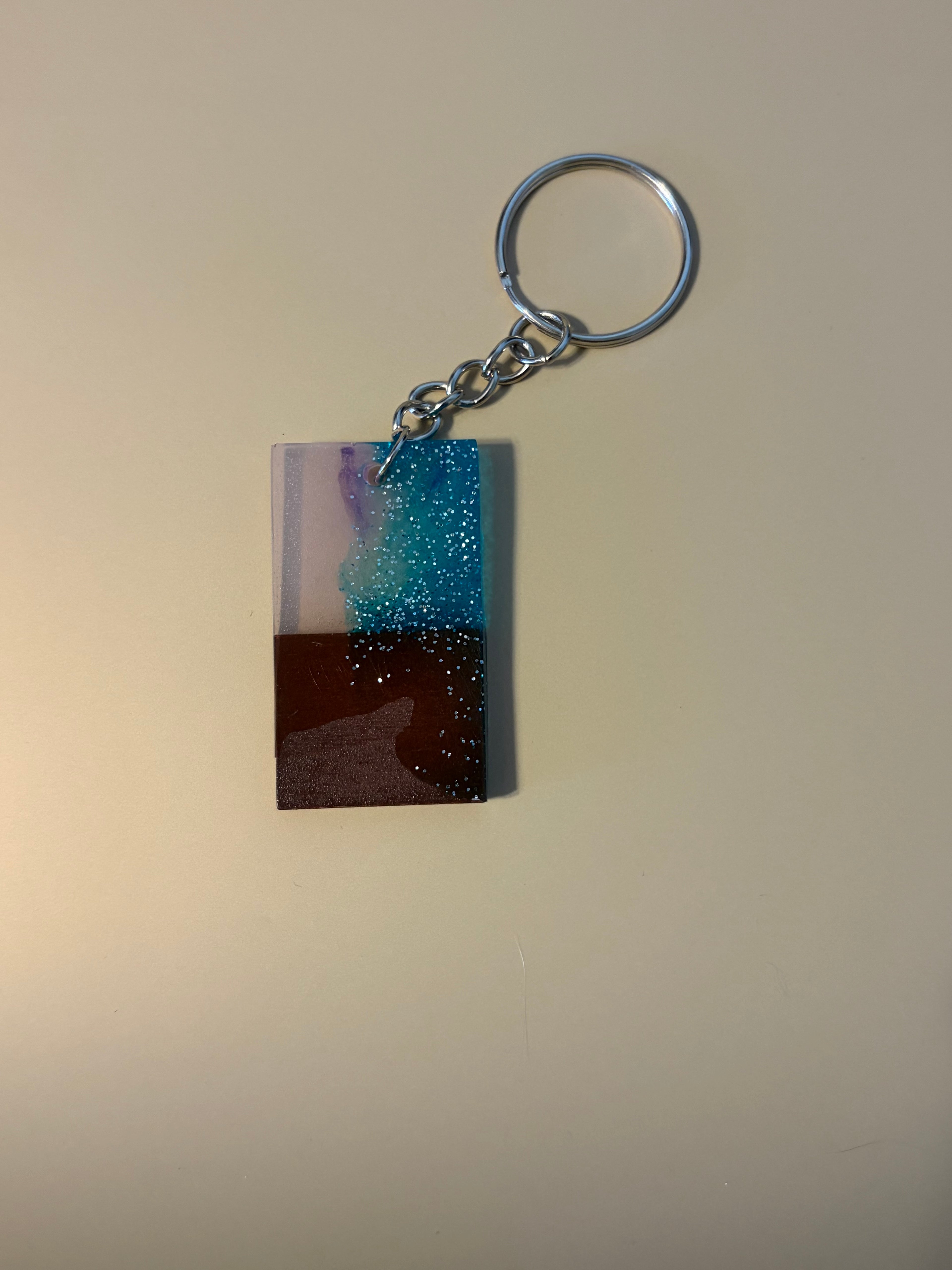 Resin&Wood Keychain