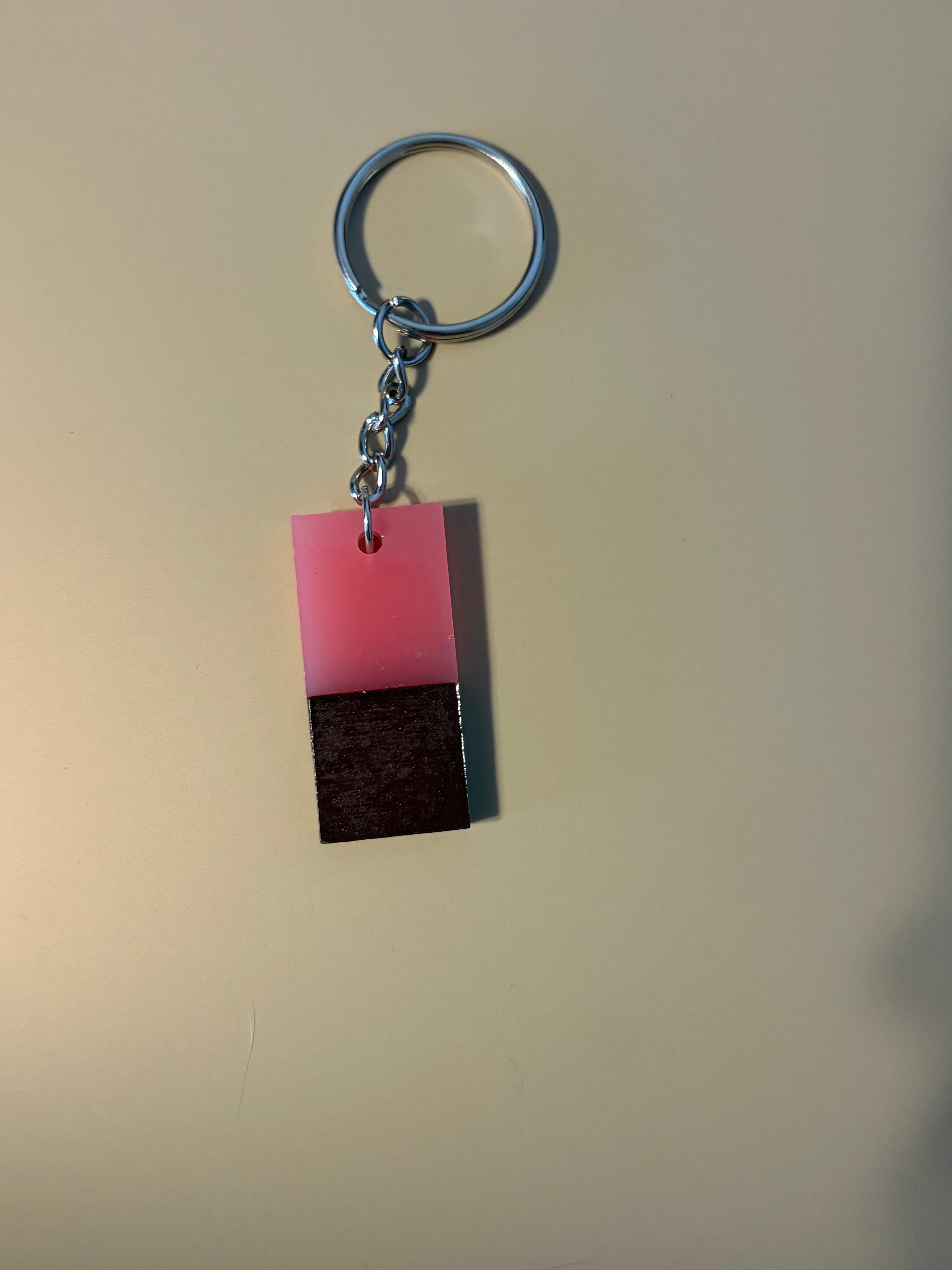 Resin&Wood Keychain