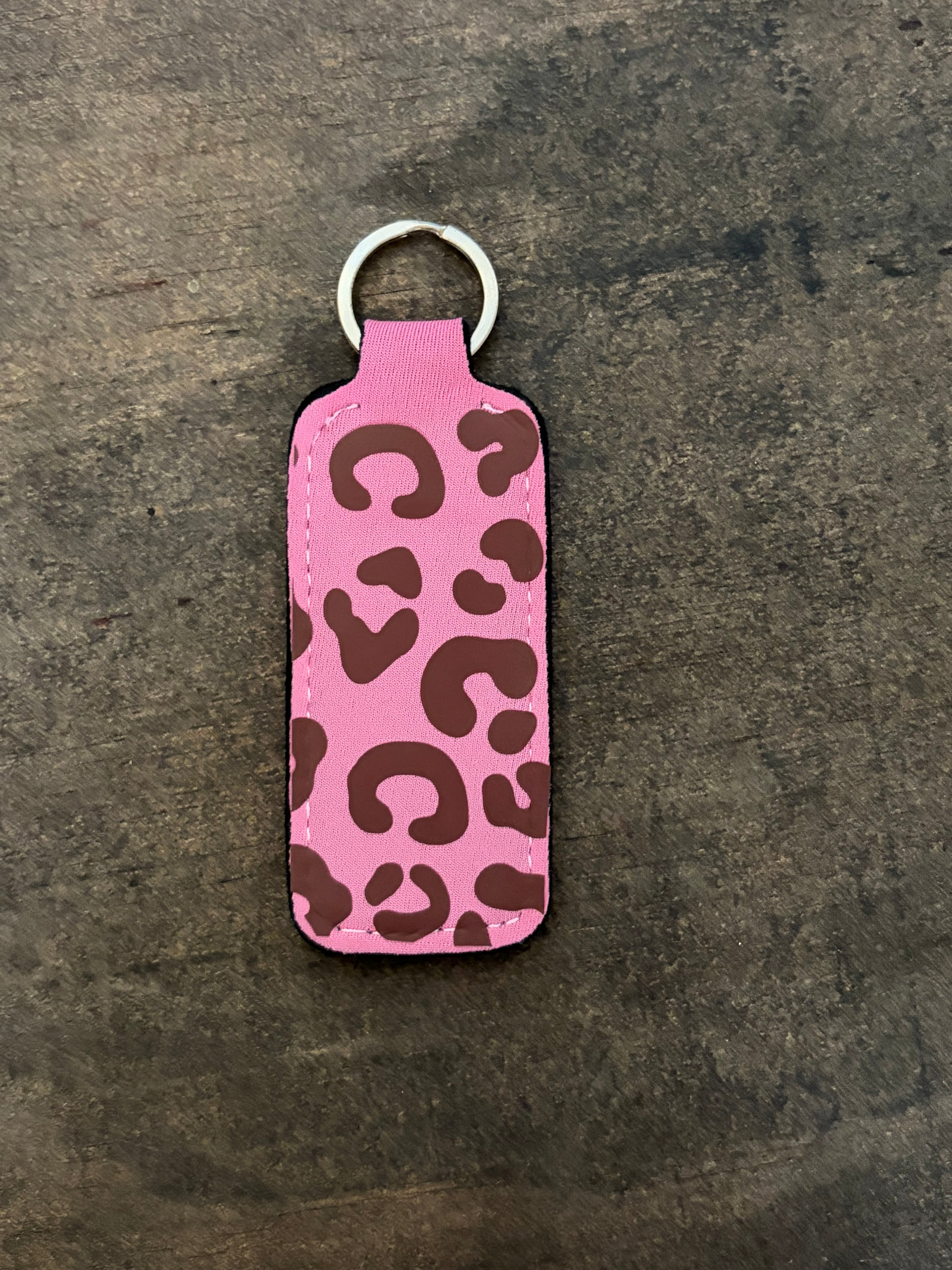 Cheetah Print Chapstick Holder