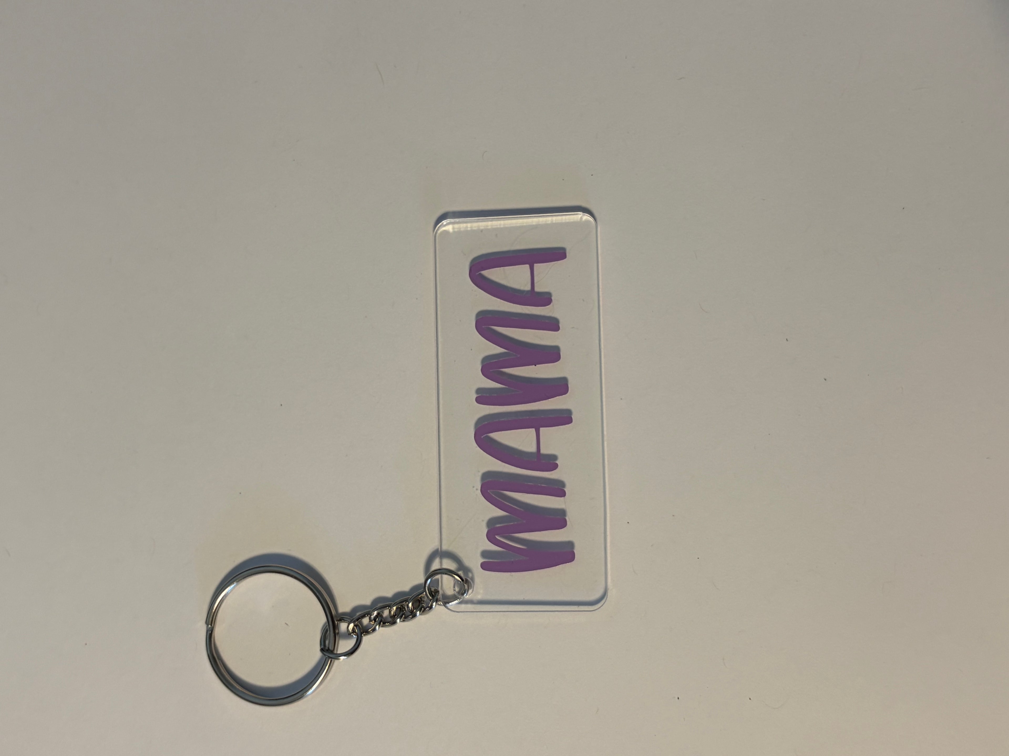 Mom, Mama, Fur Mama Keychain