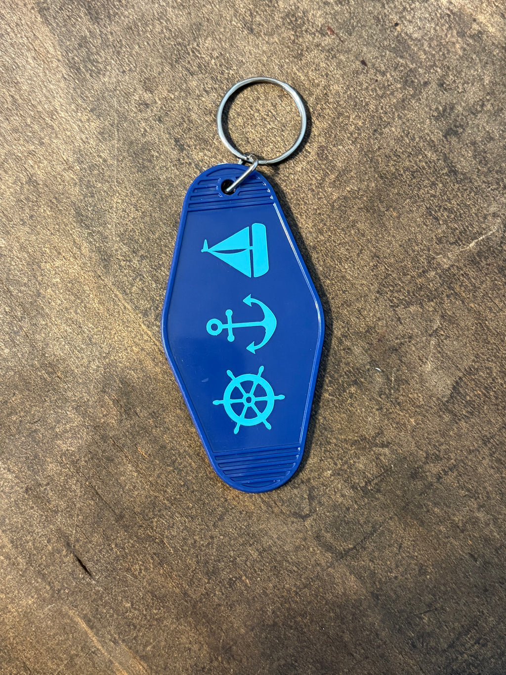 Boat Life Motel Keychain