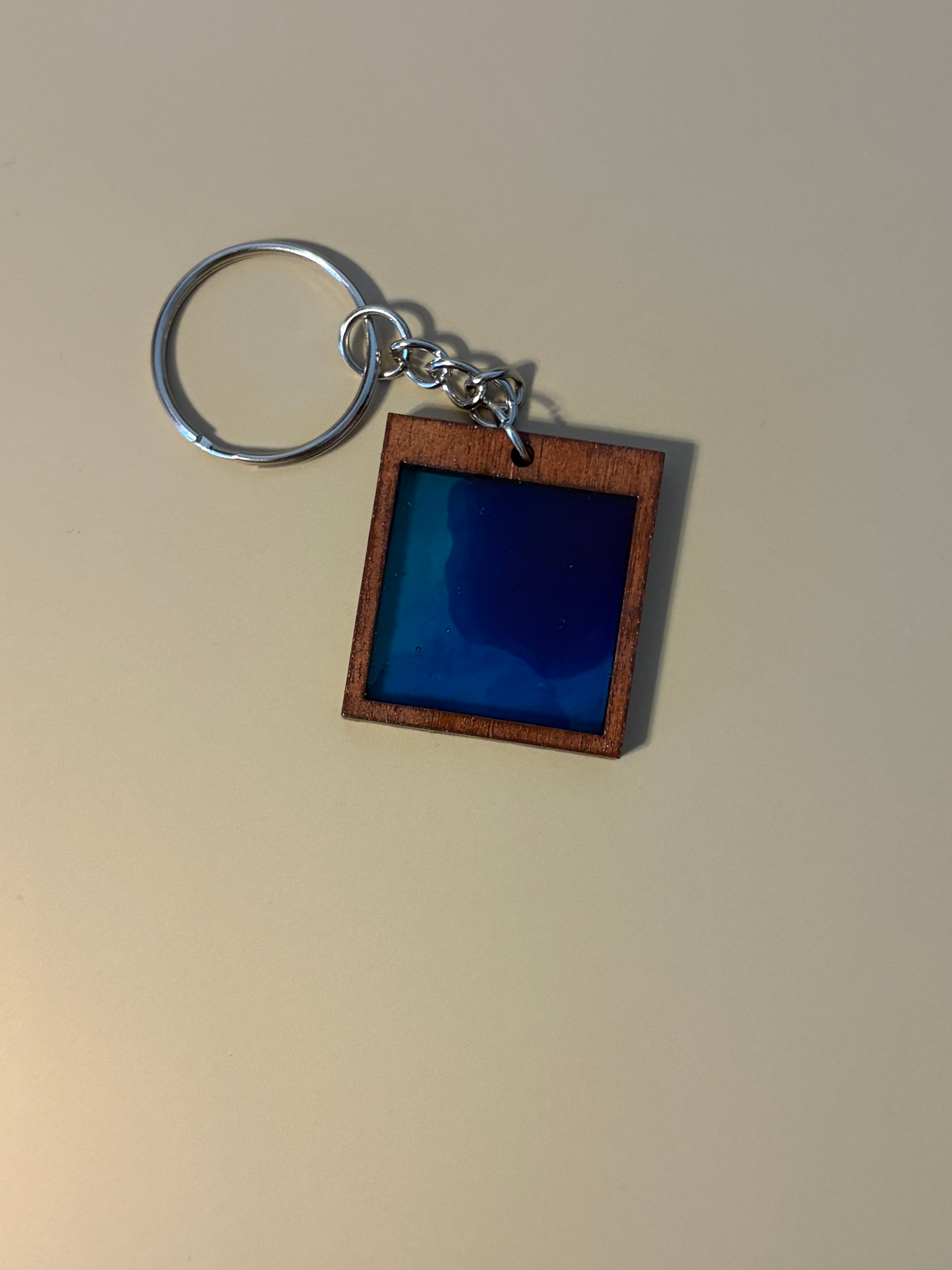 Resin&Wood Keychain