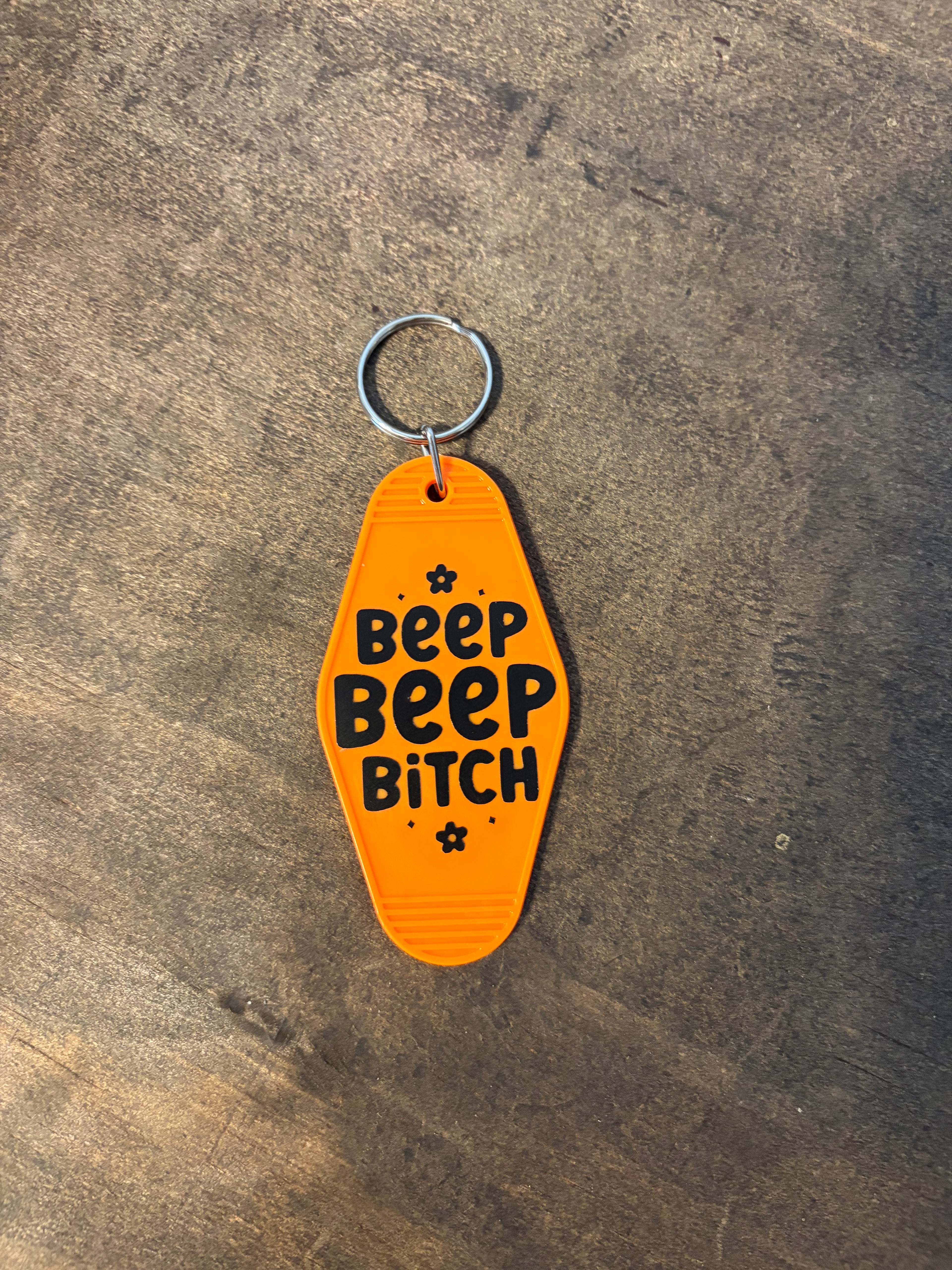 Beep Beep Motel Keychain