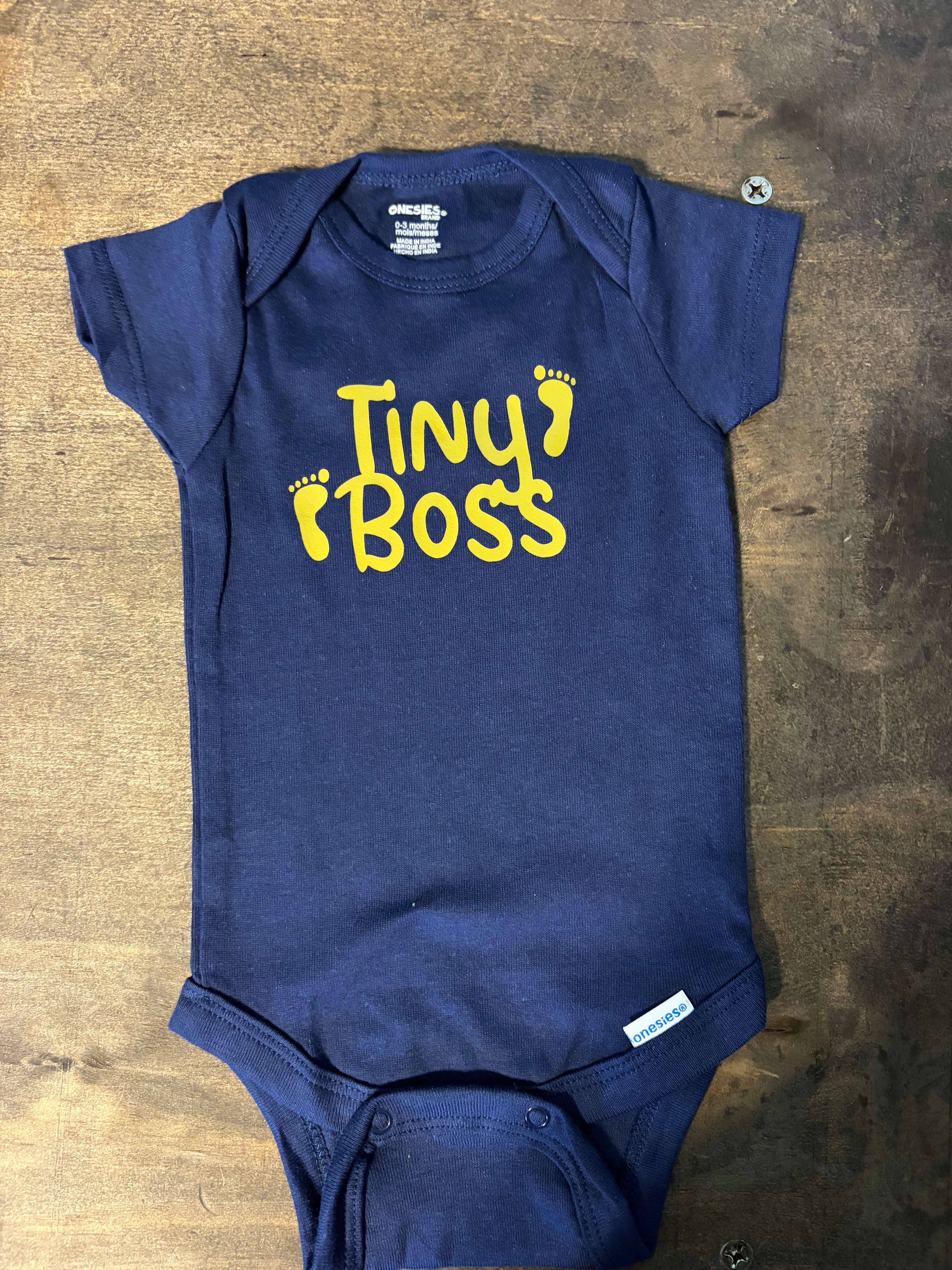 Tiny Boss Onesie