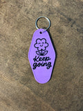 Keep Going Motel Keychain