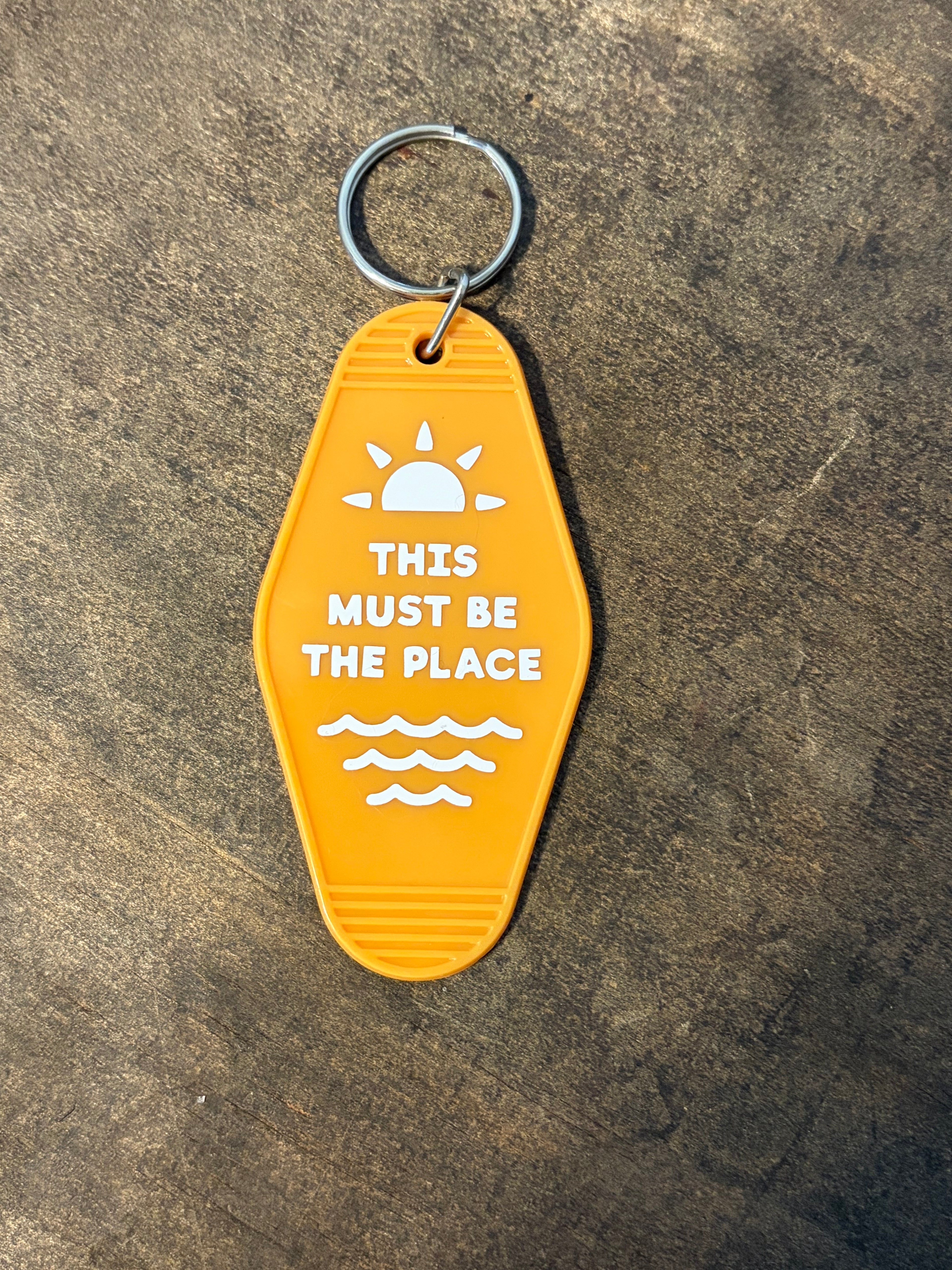 Must Be The Place Motel Keychain
