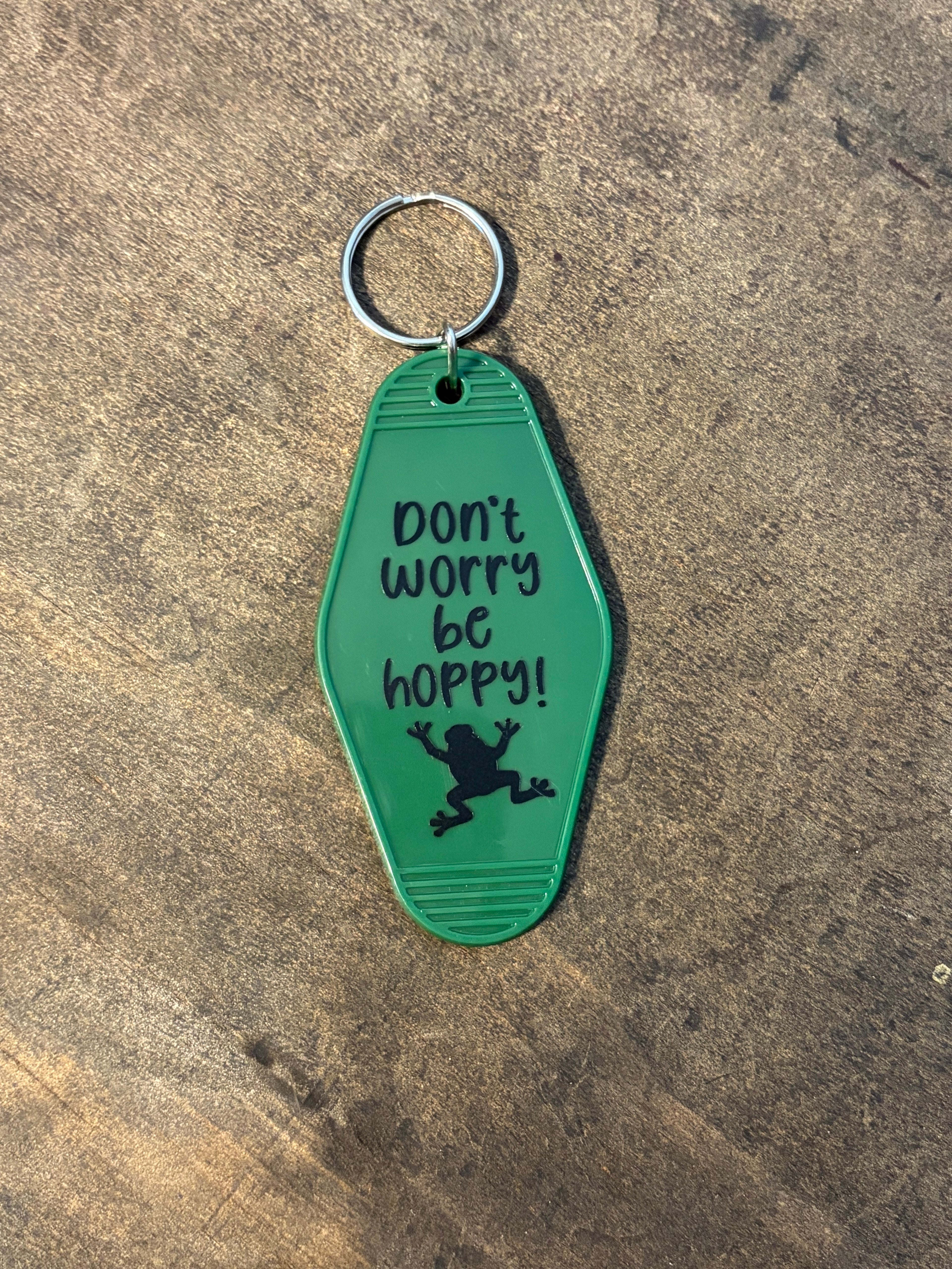 Be Hoppy Motel Keychain