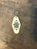 More Cats Motel Keychain