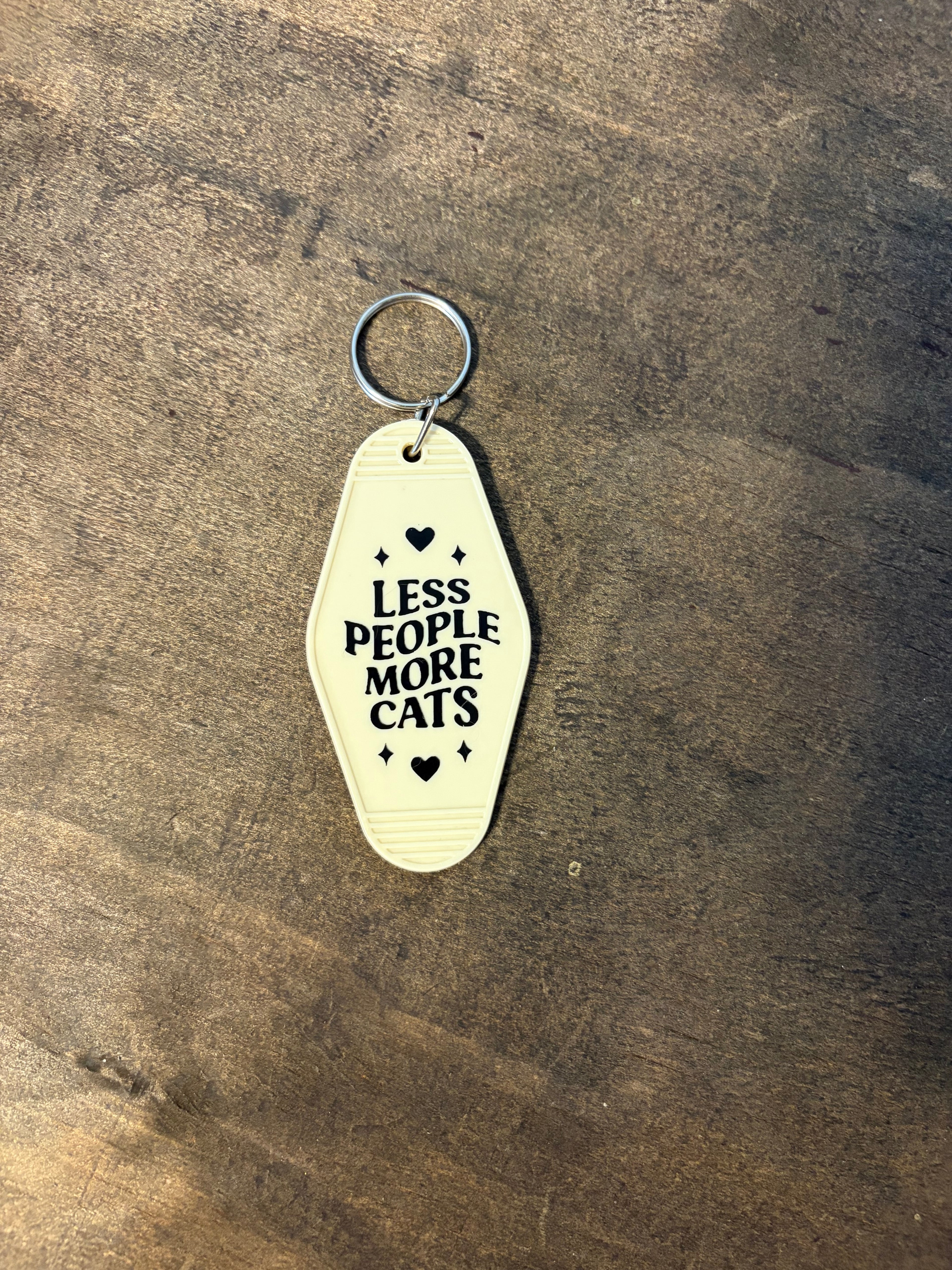 More Cats Motel Keychain