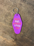 Drive Safe Motel Keychain