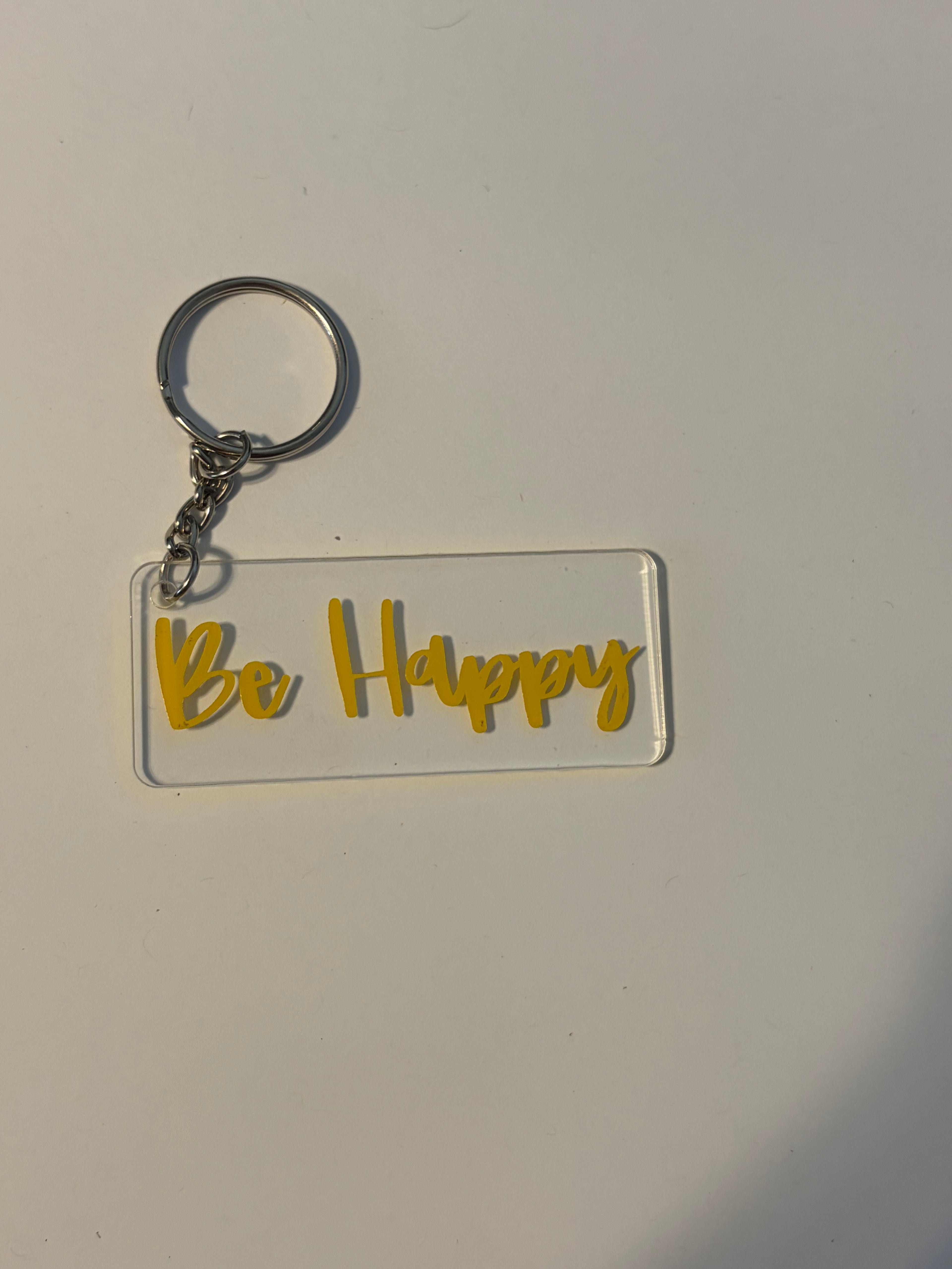 Be Happy Keychain