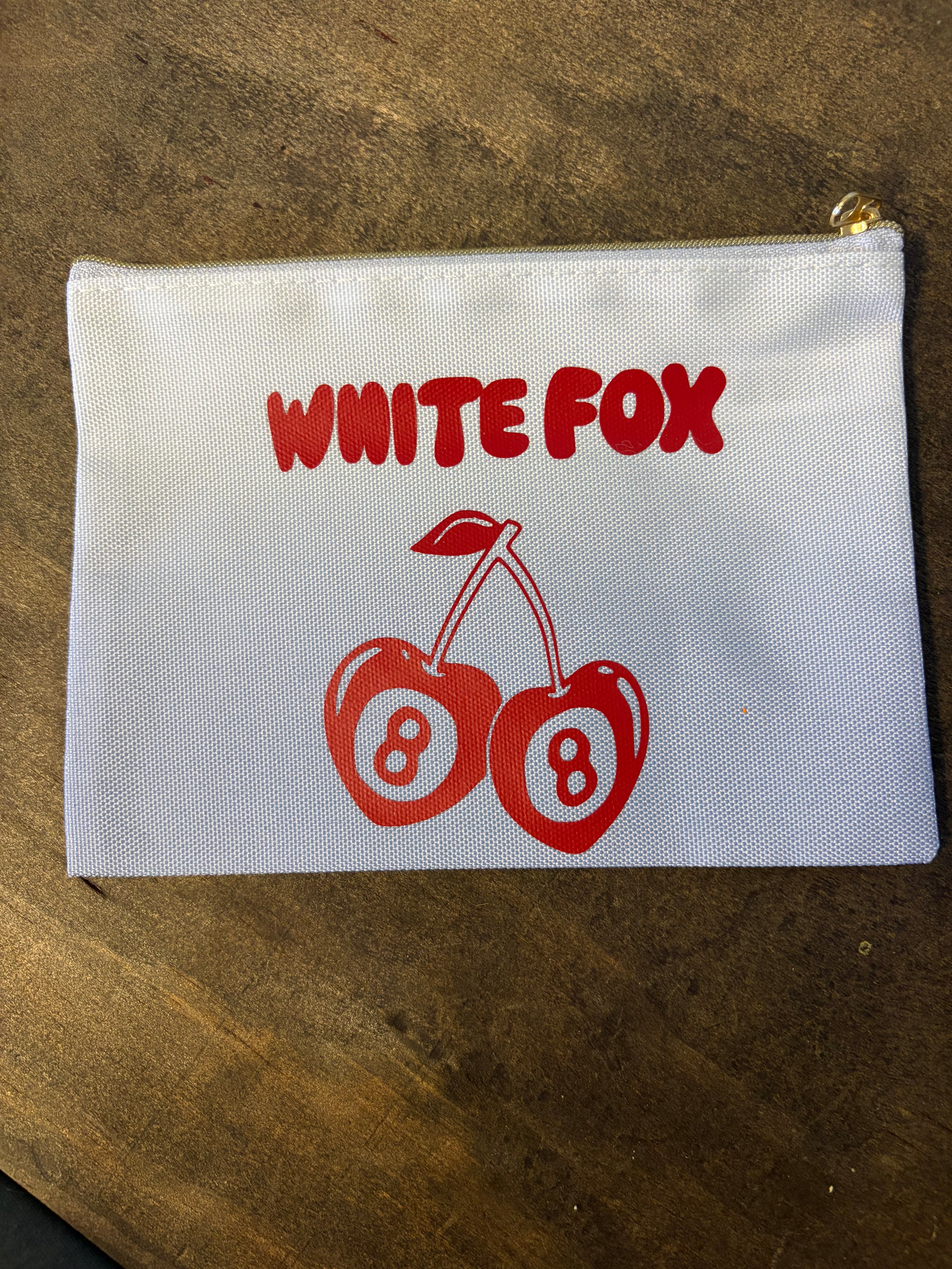 White Fox Travel Pouch
