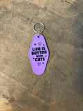 Cats Motel Keychain