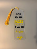 #1 Boss Bookmark