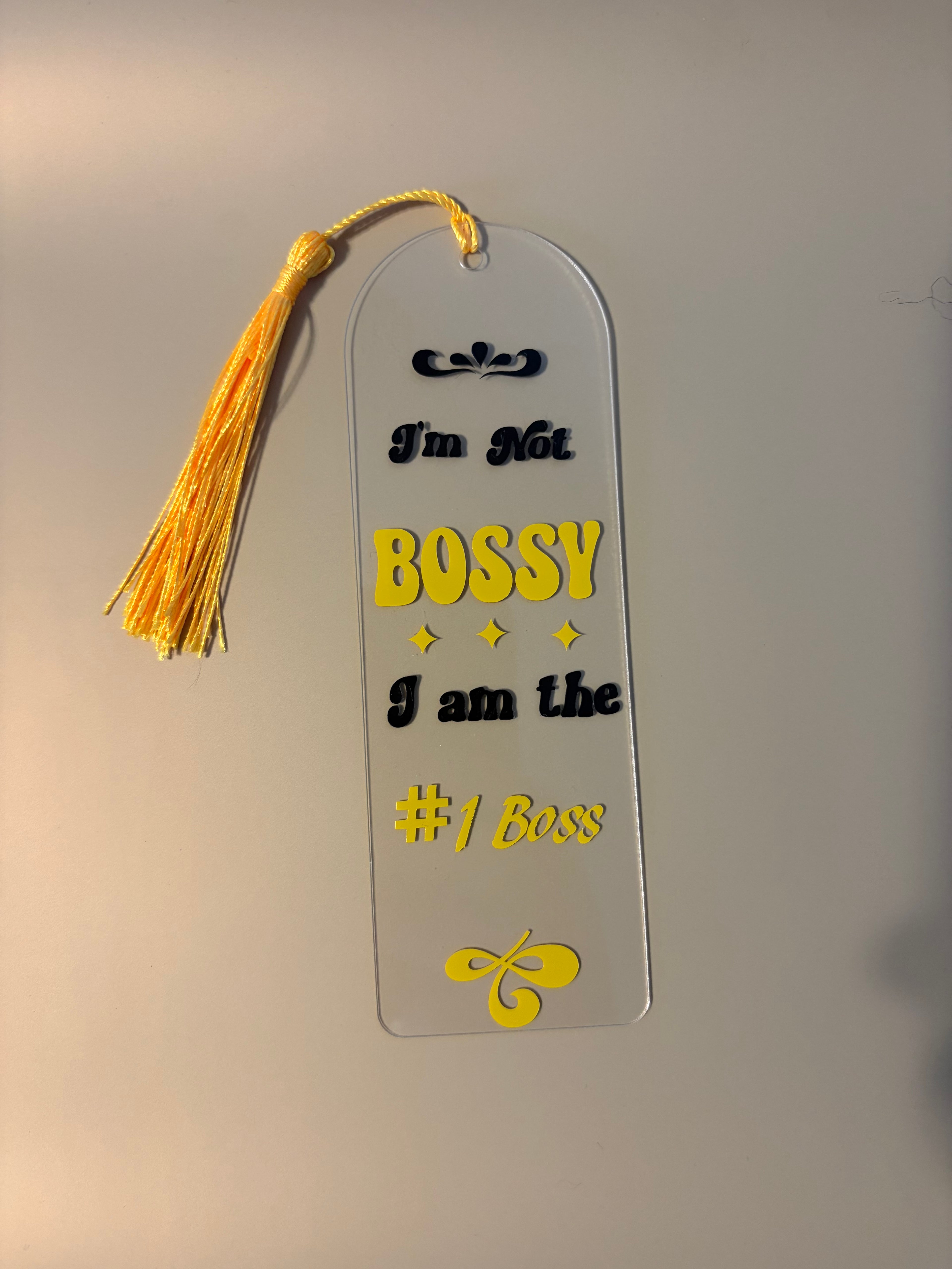 #1 Boss Bookmark