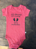 100% Perfection Onesie