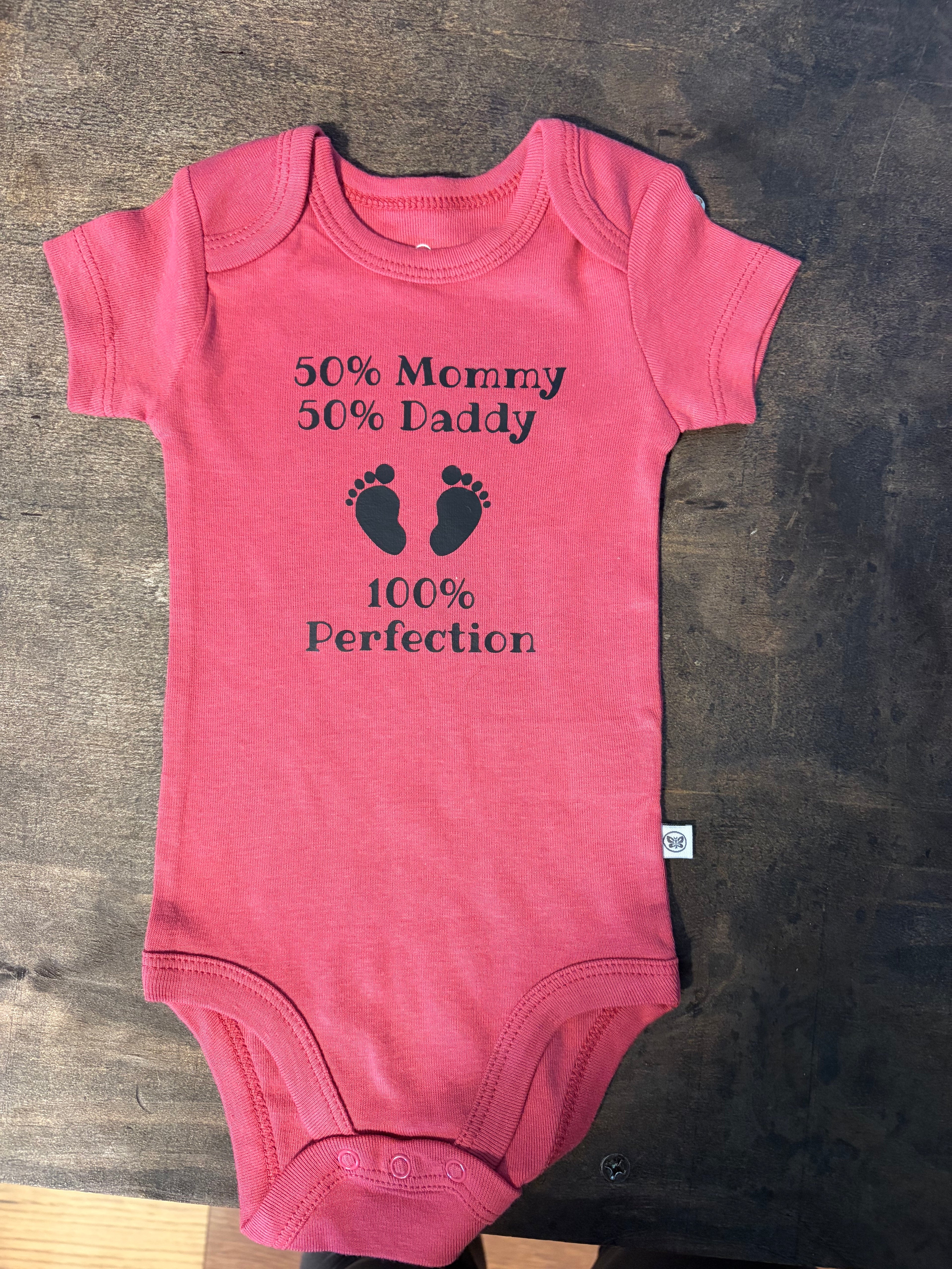 100% Perfection Onesie