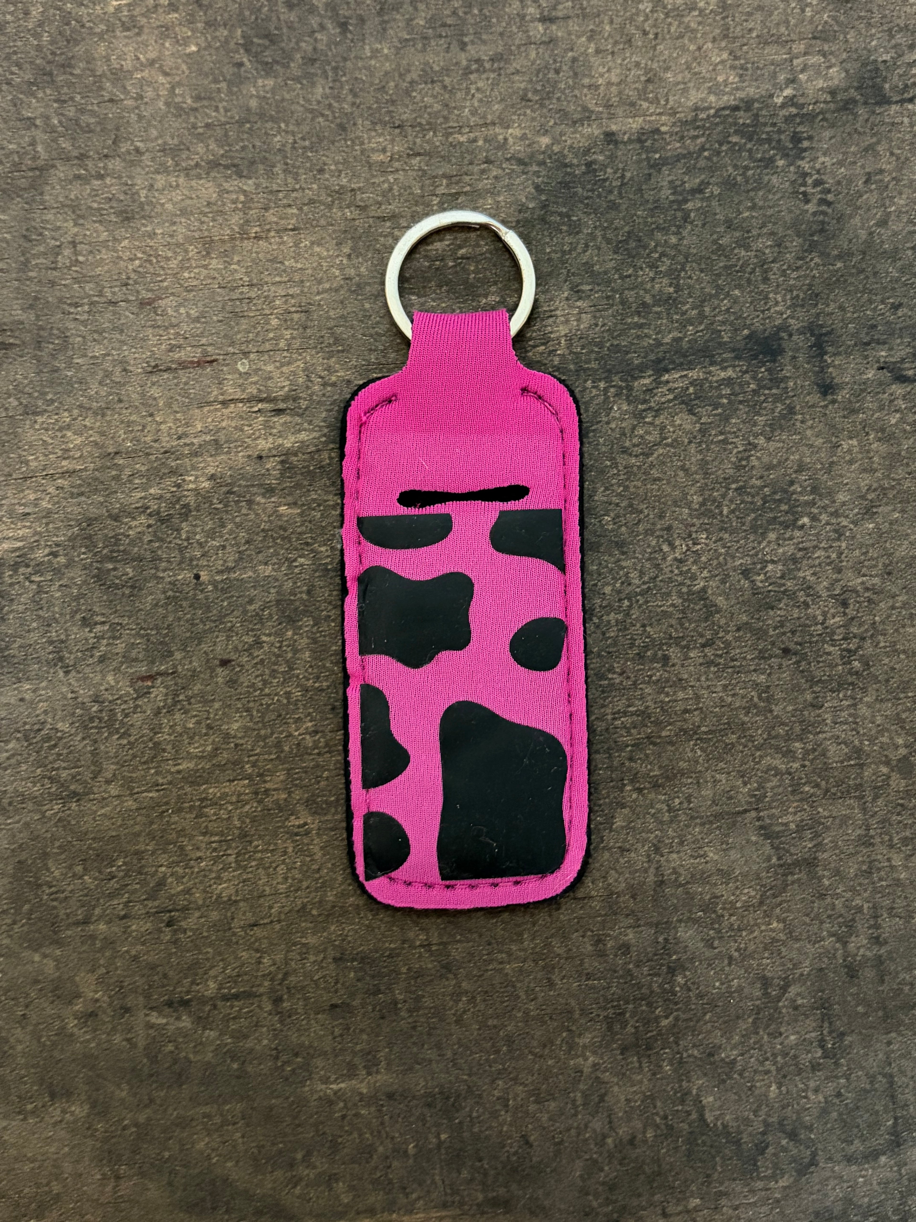 Cow Print Chapstick Holder