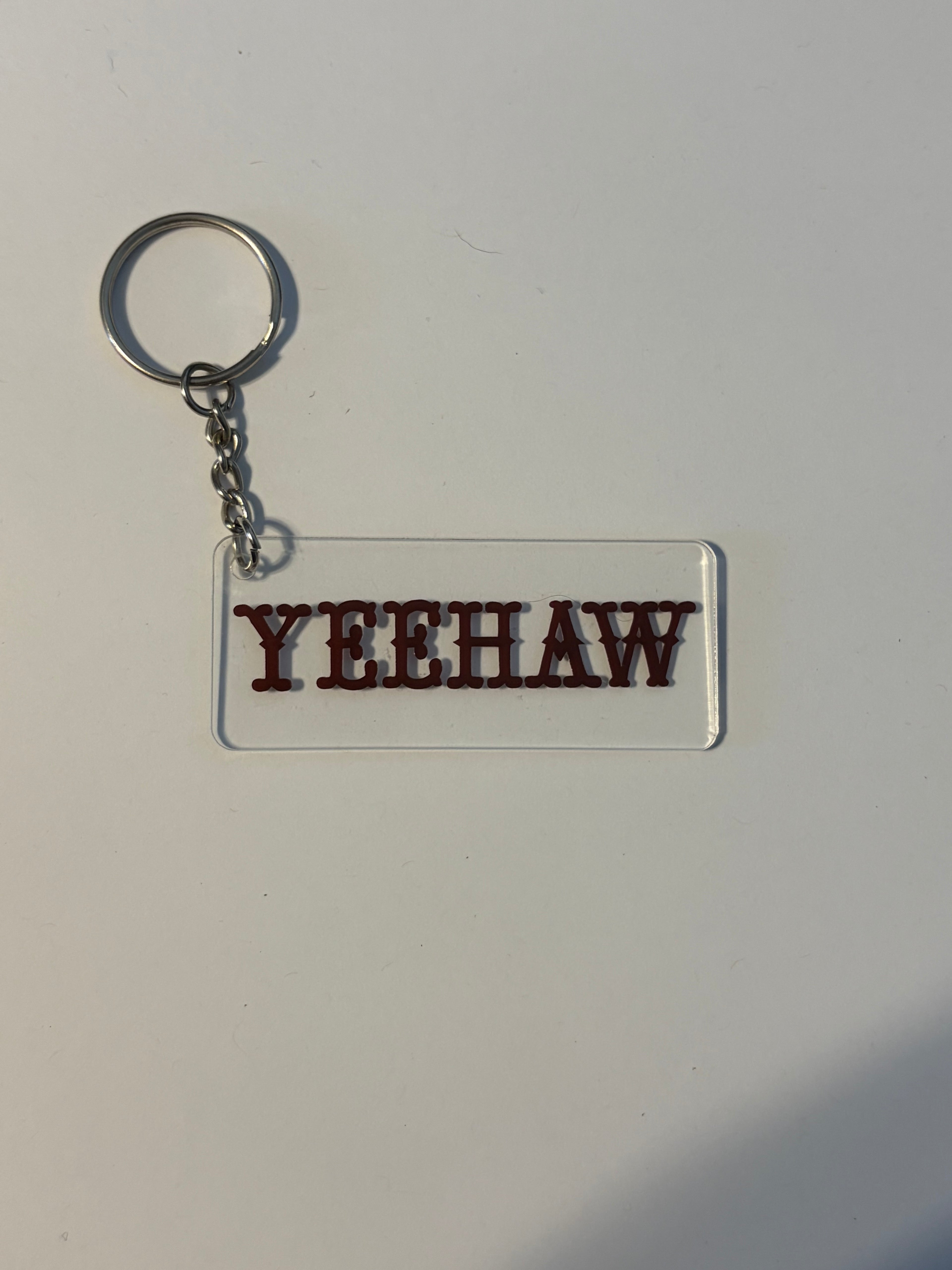 Yeehaw Keychain