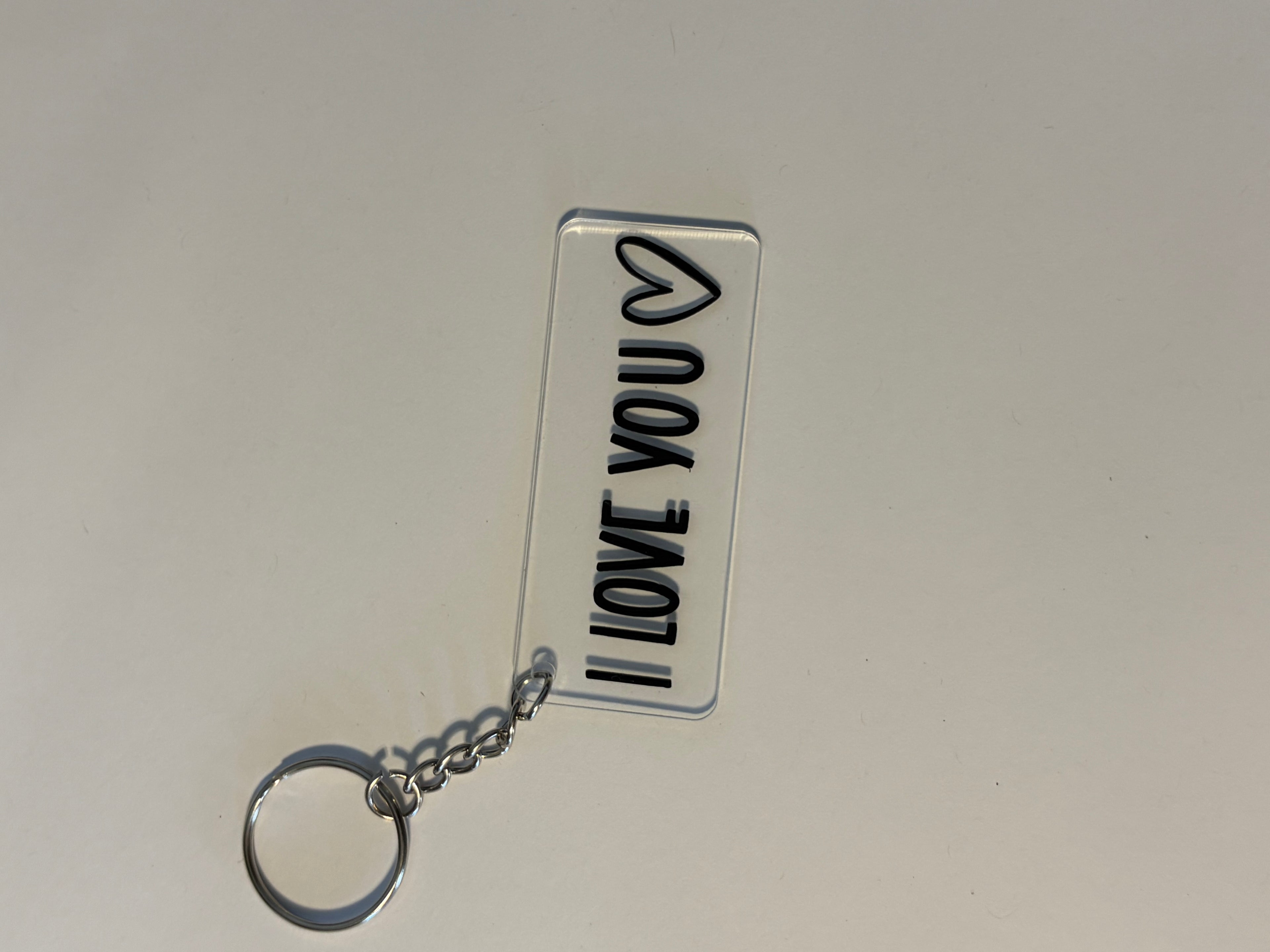 I Love You Keychain