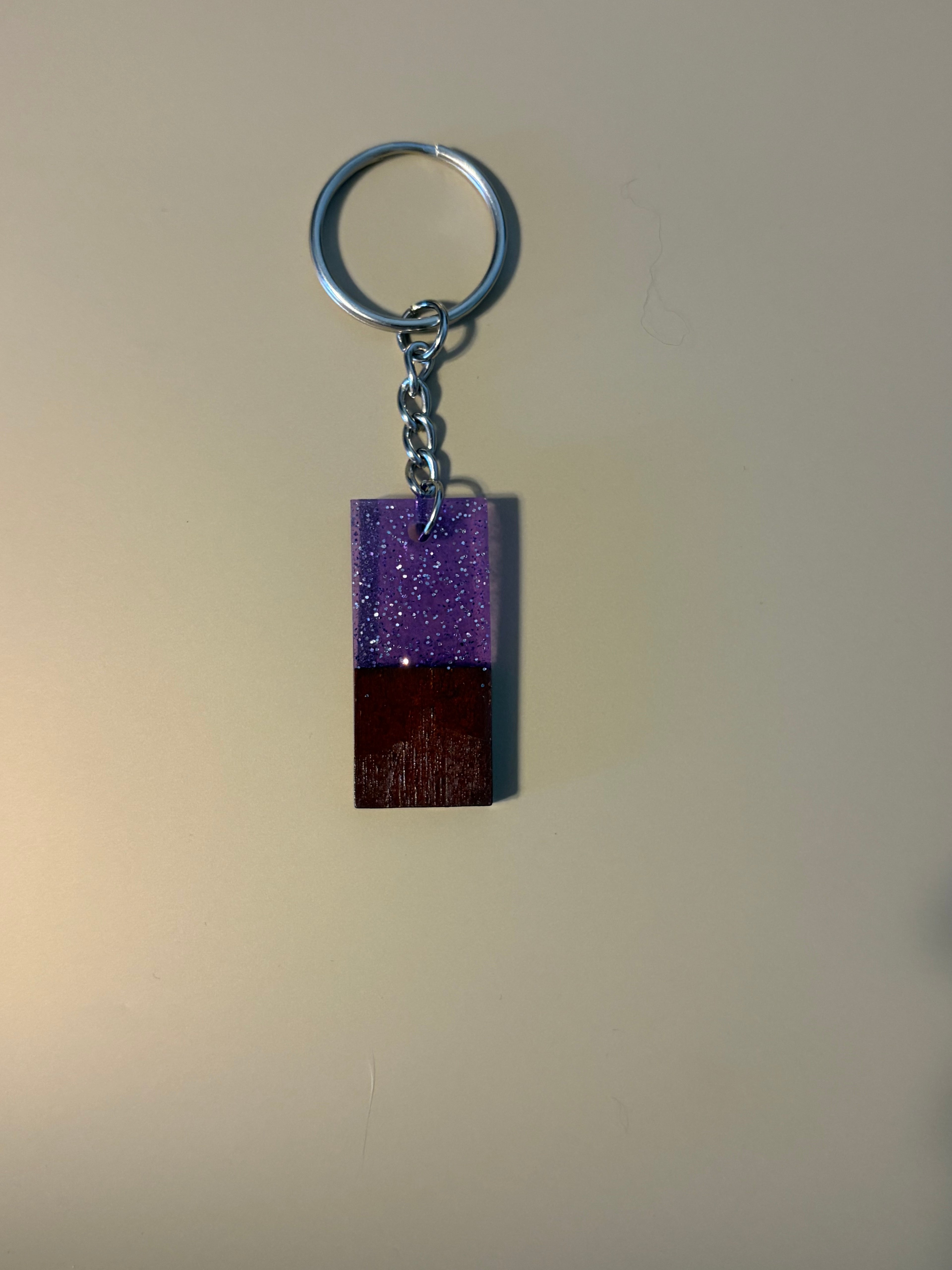 Resin&Wood Keychain